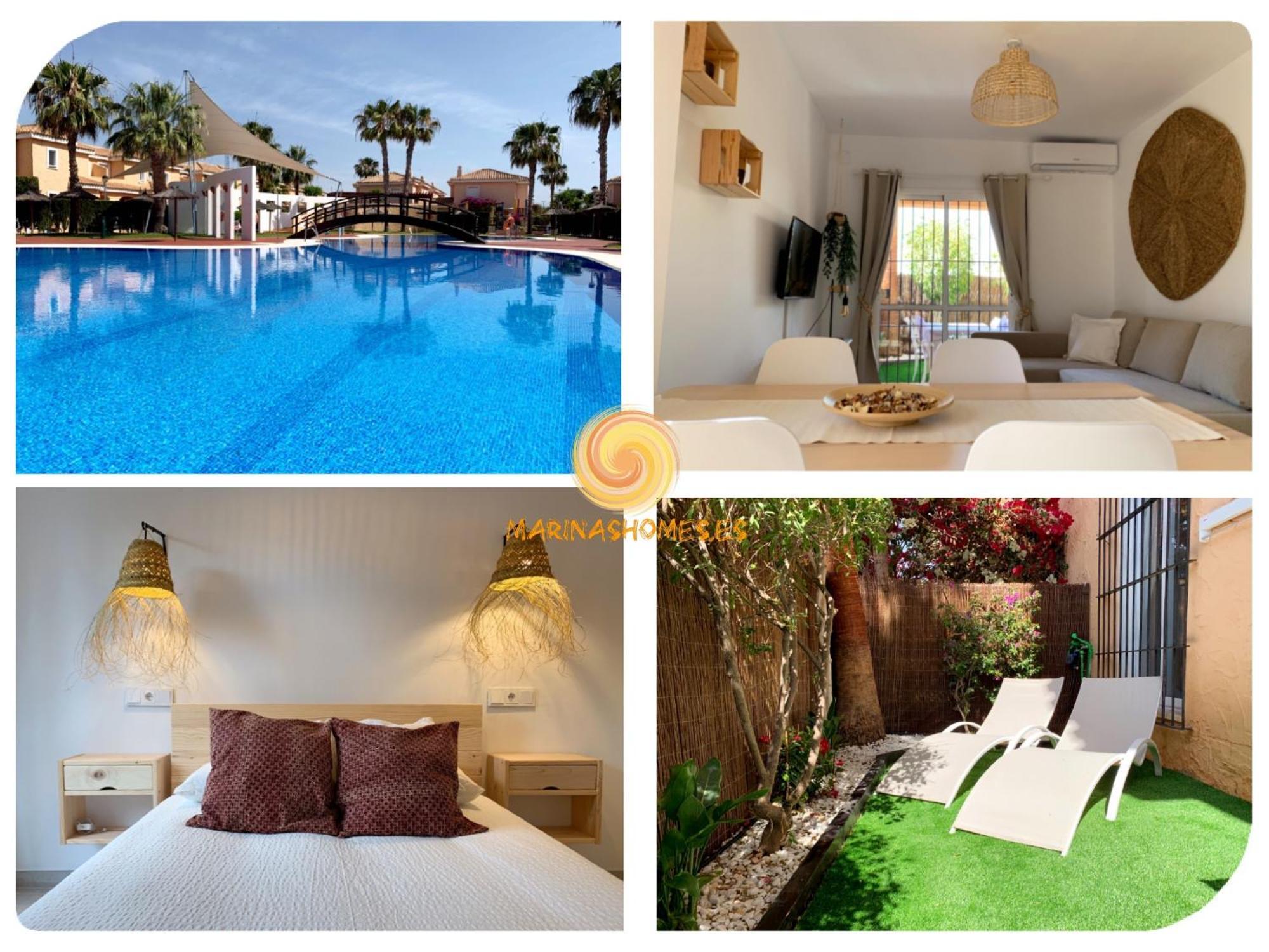 Ferienwohnung Bahari Marinas - Tu Duplex Con Jardin Privado! Vera Exterior foto
