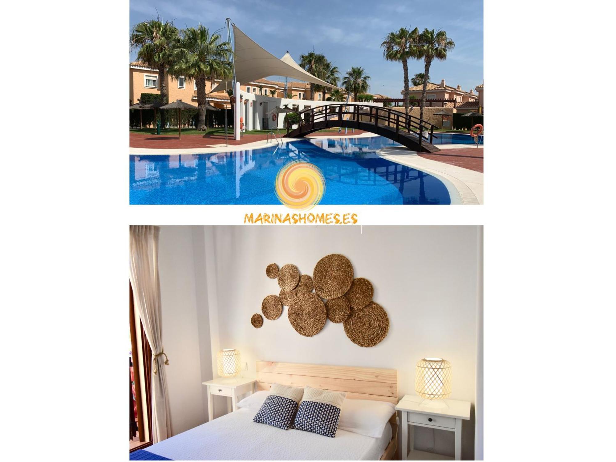 Ferienwohnung Bahari Marinas - Tu Duplex Con Jardin Privado! Vera Exterior foto