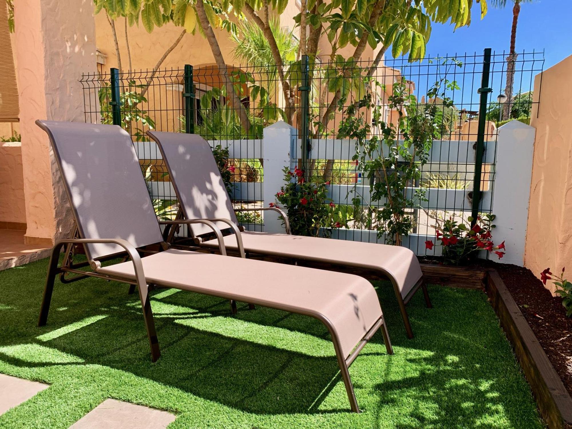 Ferienwohnung Bahari Marinas - Tu Duplex Con Jardin Privado! Vera Exterior foto